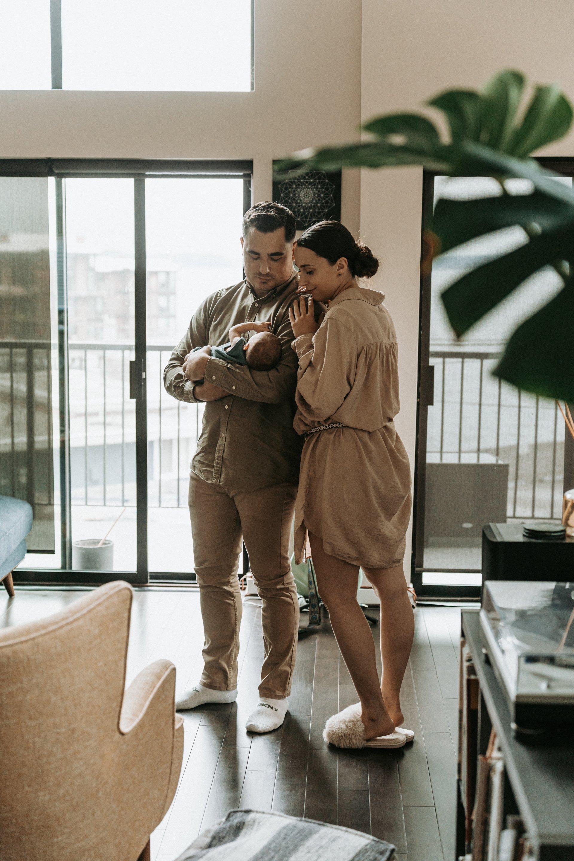 Newborn photography session