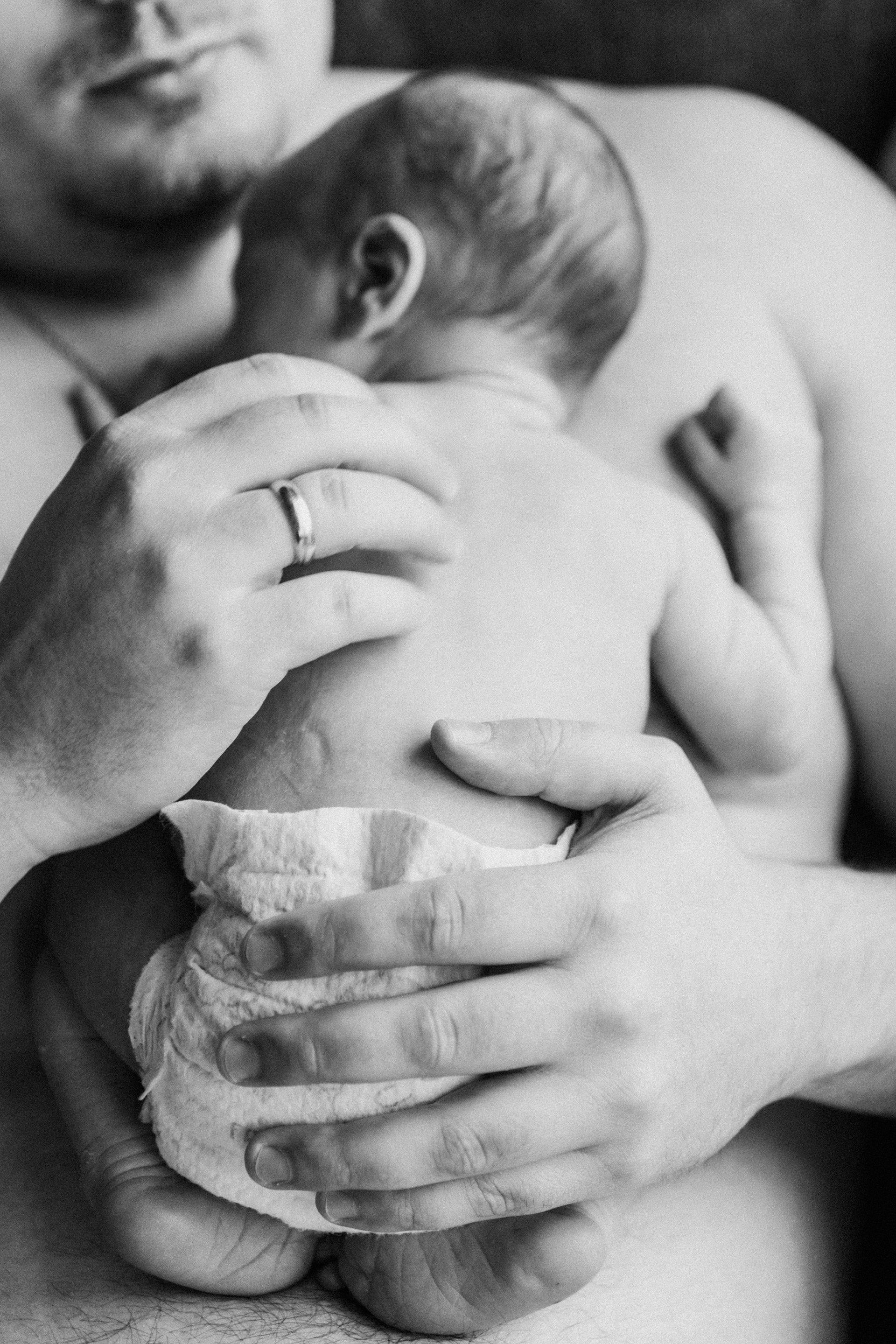 Newborn photography session