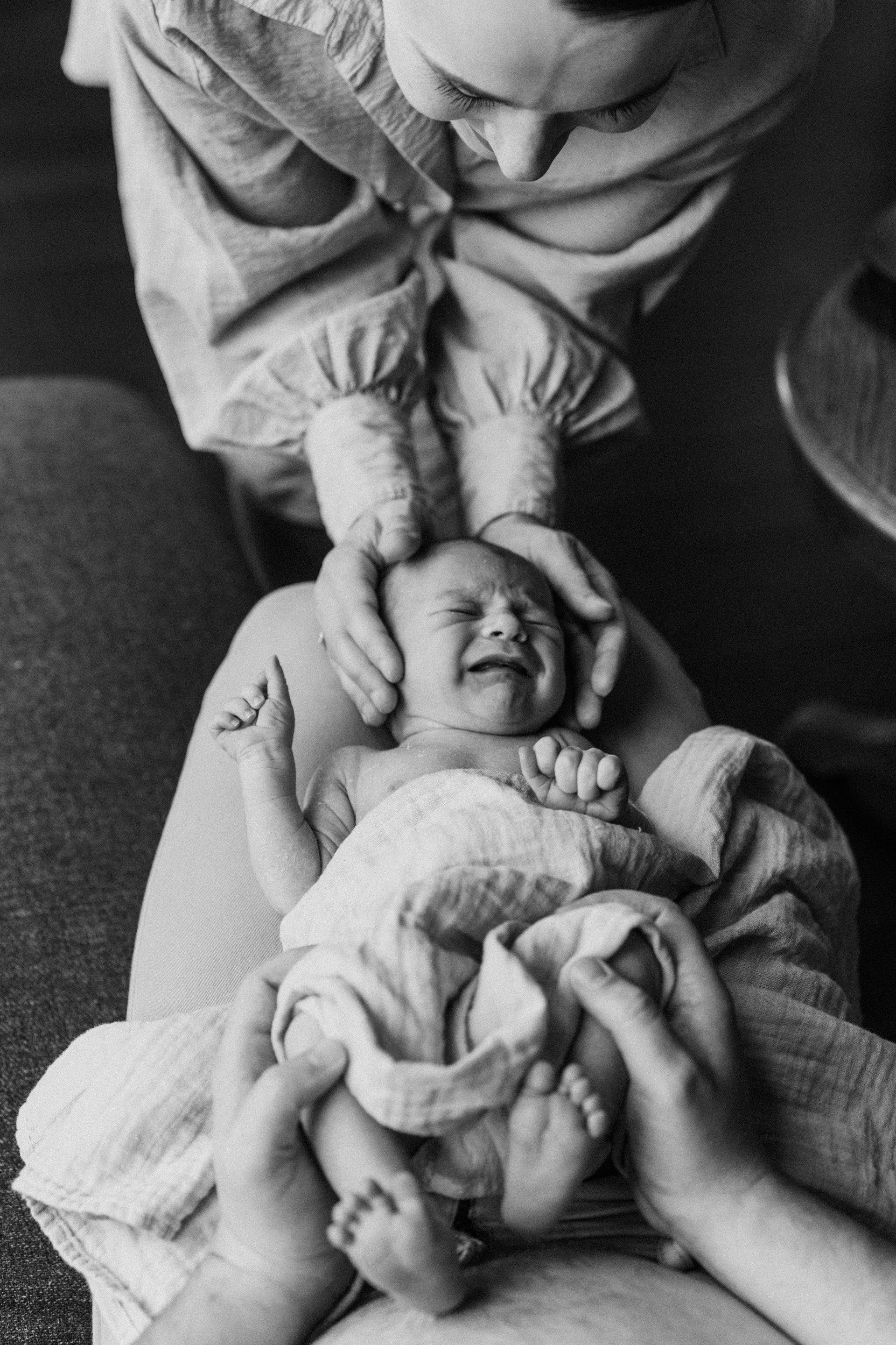 Newborn photography session