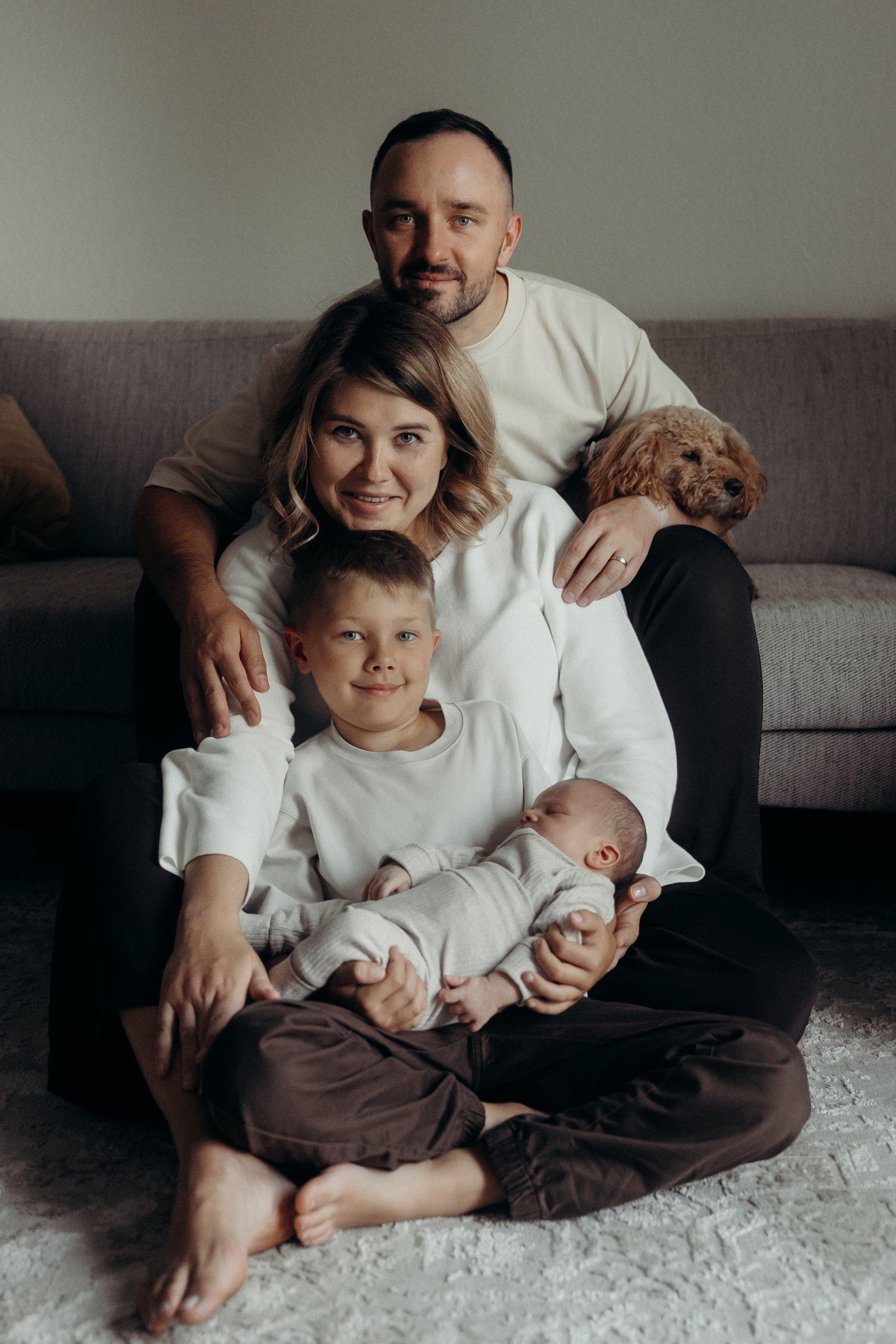 Newborn photography session