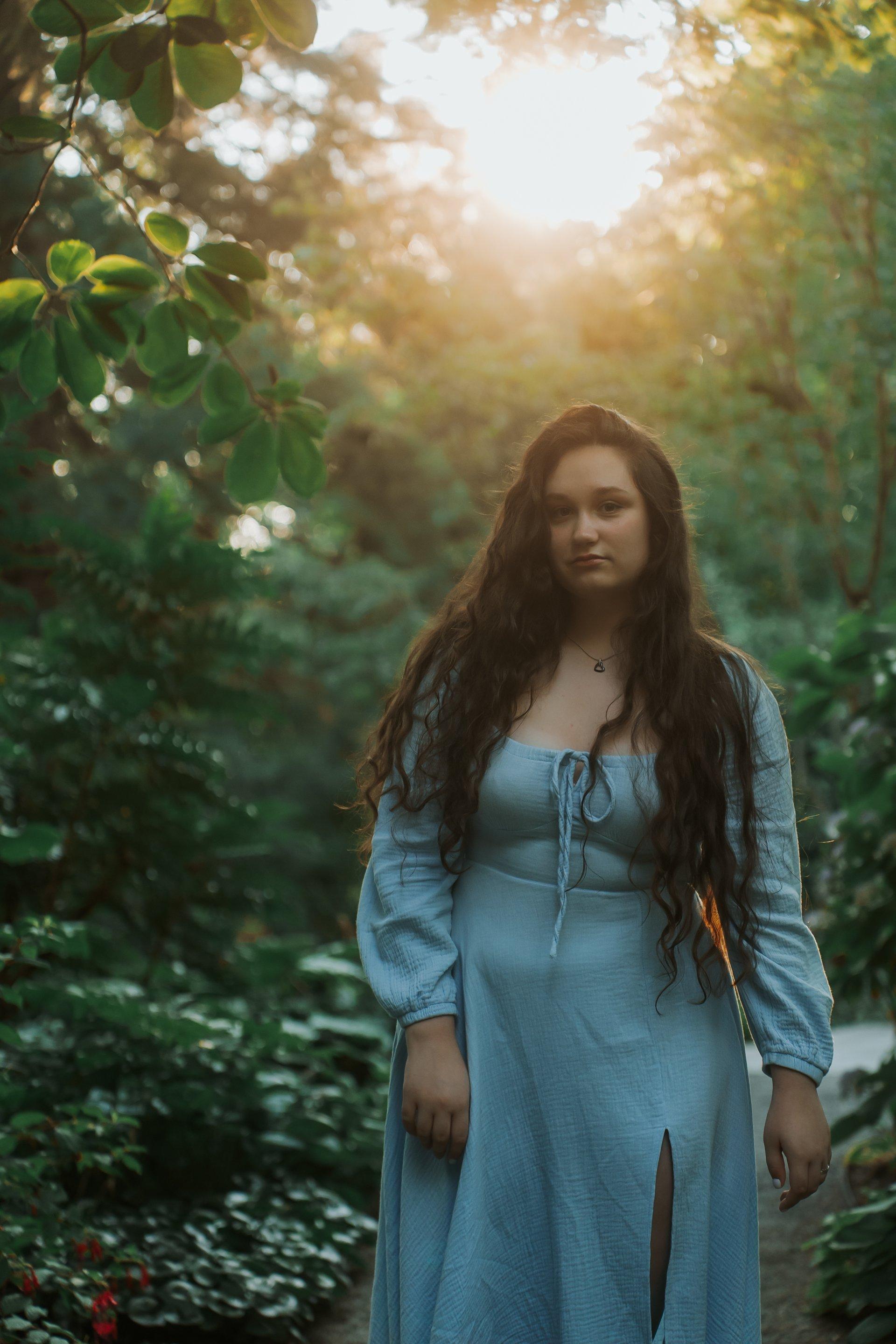 Portrait photography session