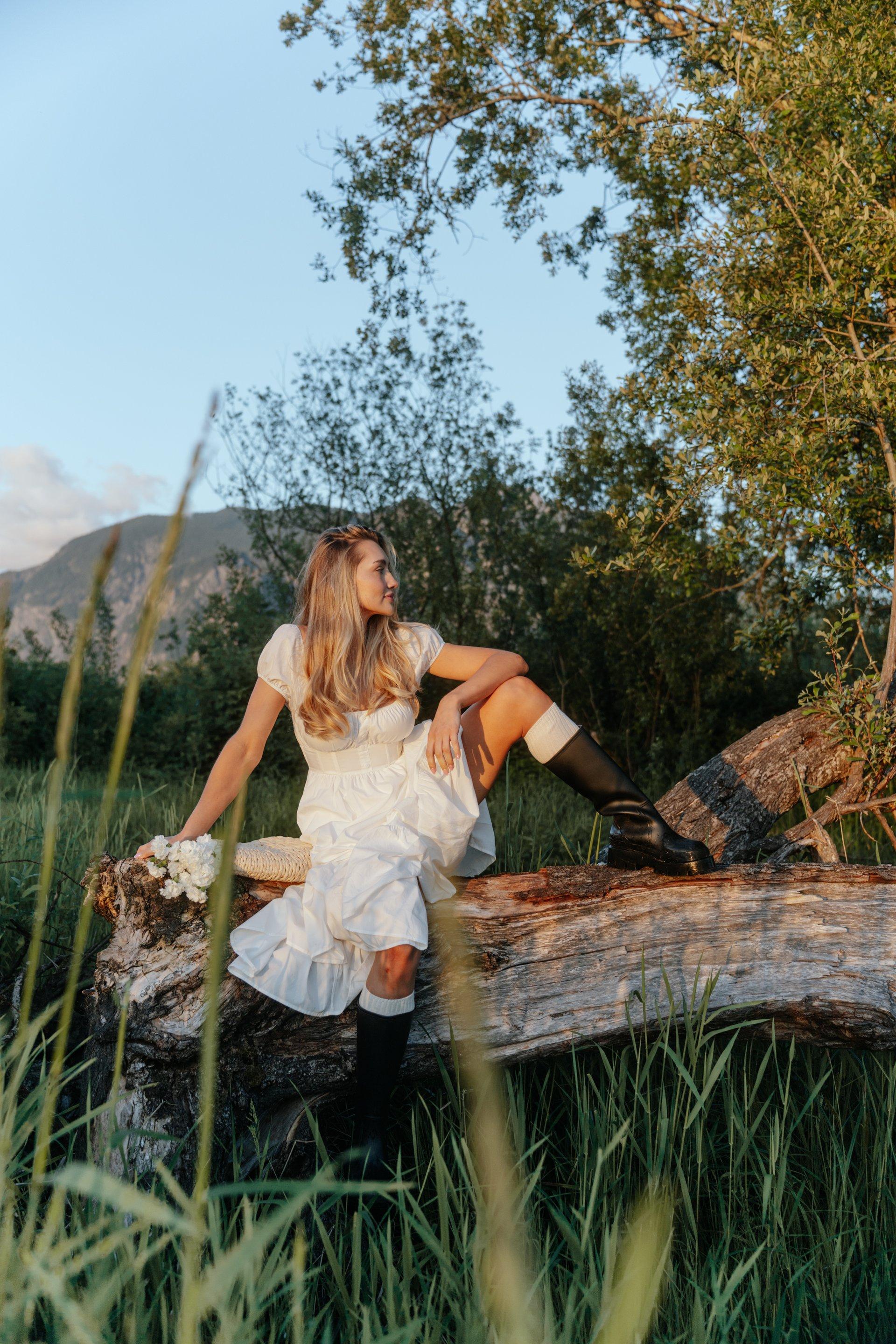 Portrait photography session